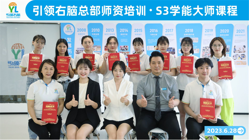 引领右脑S3学能大师课程师资培训 引领右脑S3学能大师课程师资培训